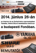 Yamaha és Shure bemutató a Fonóban